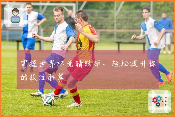 掌握世界杯竞猜赔率，轻松提升你的投注胜算