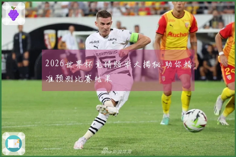 2026世界杯竞猜赔率大揭秘 助你精准预测比赛结果